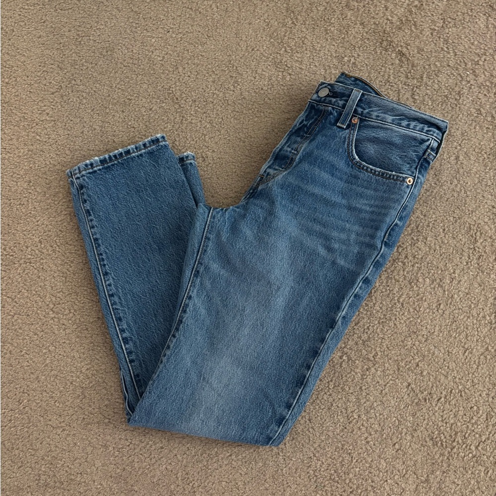 Levi's Women's Straight Blue Jeans